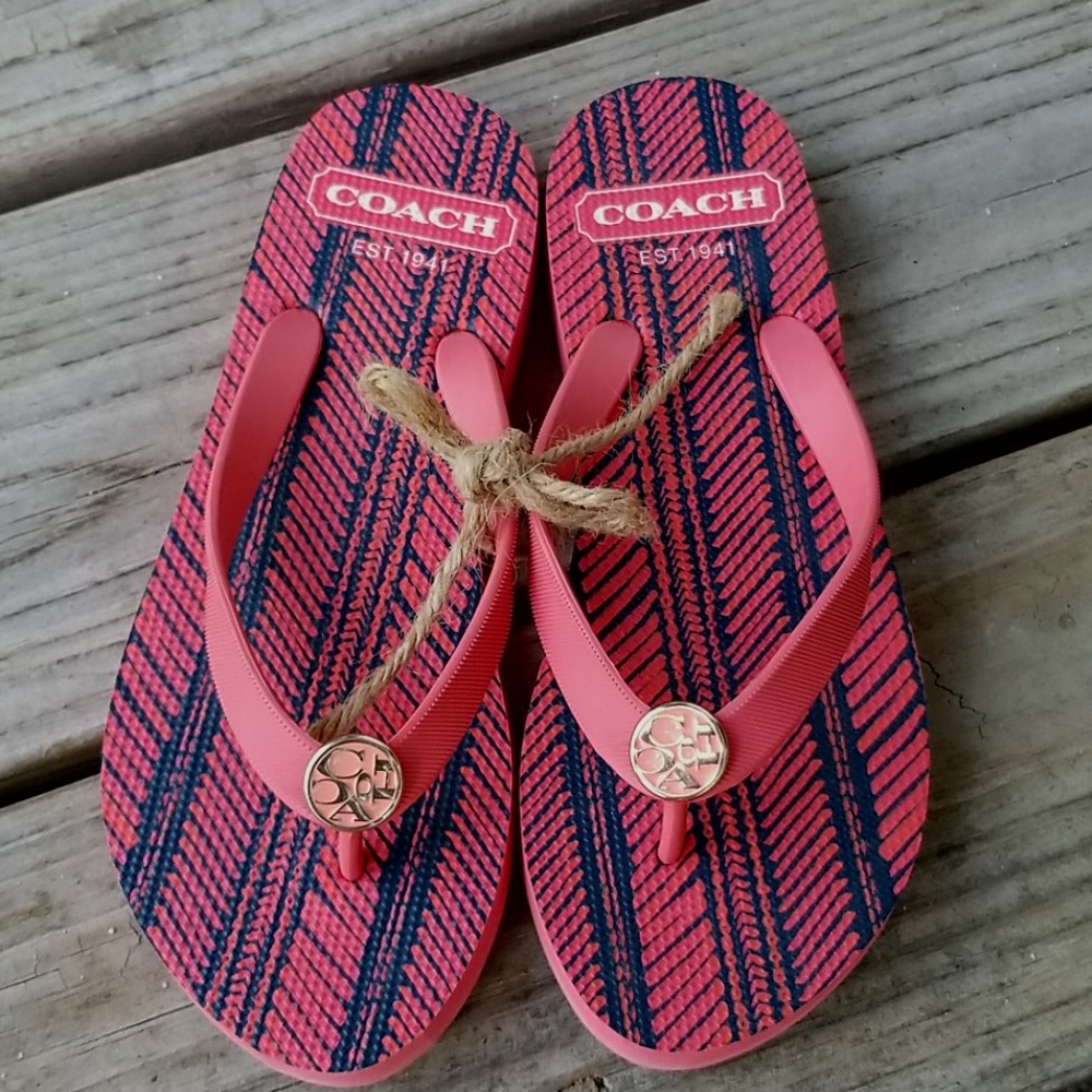 Coach Flip Flops - Picture 2 of 4